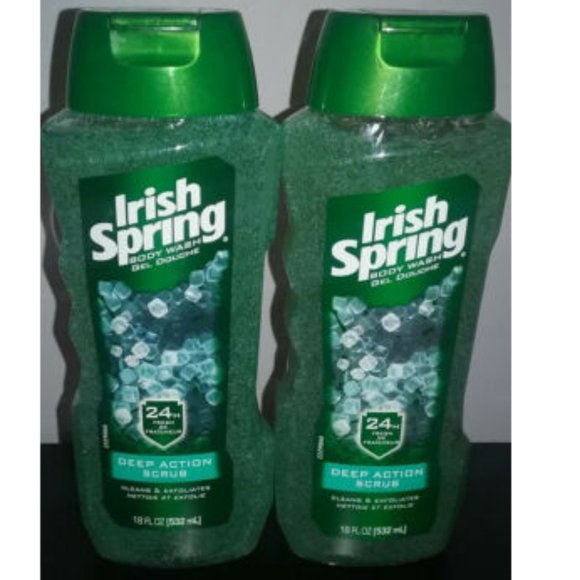 Irish Spring Other - 2 New Irish Spring Deep Scrub Action Body Wash
